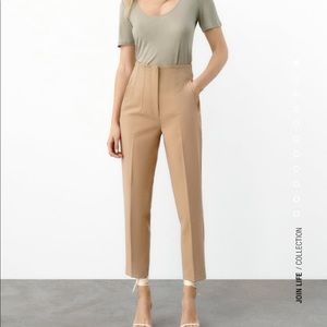 Zara “high waisted trouser”